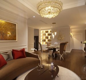 Thiết kế nội thất sang trọng tại chung cư Parkhill, Hà Nội